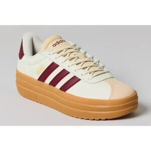 adidas Cream and Burgundy Athletic Shoes